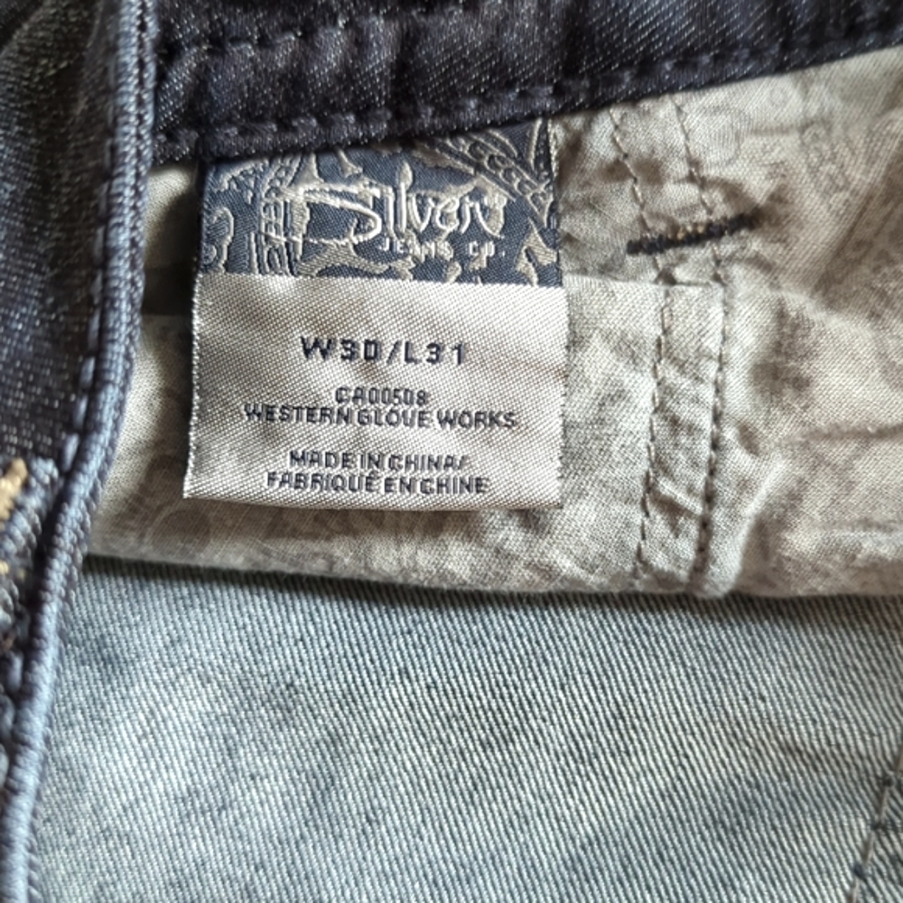 Silver Jeans Frances 18" Boot Cut Size 29 Length 31 - Picture 6 of 8